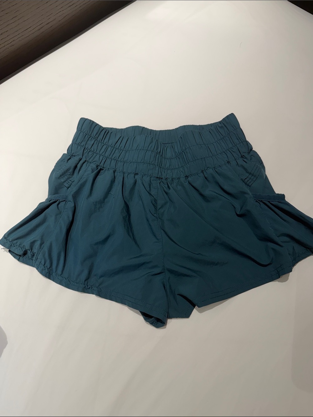 FP Movement by Free People Teal High-Waist Athletic Shorts